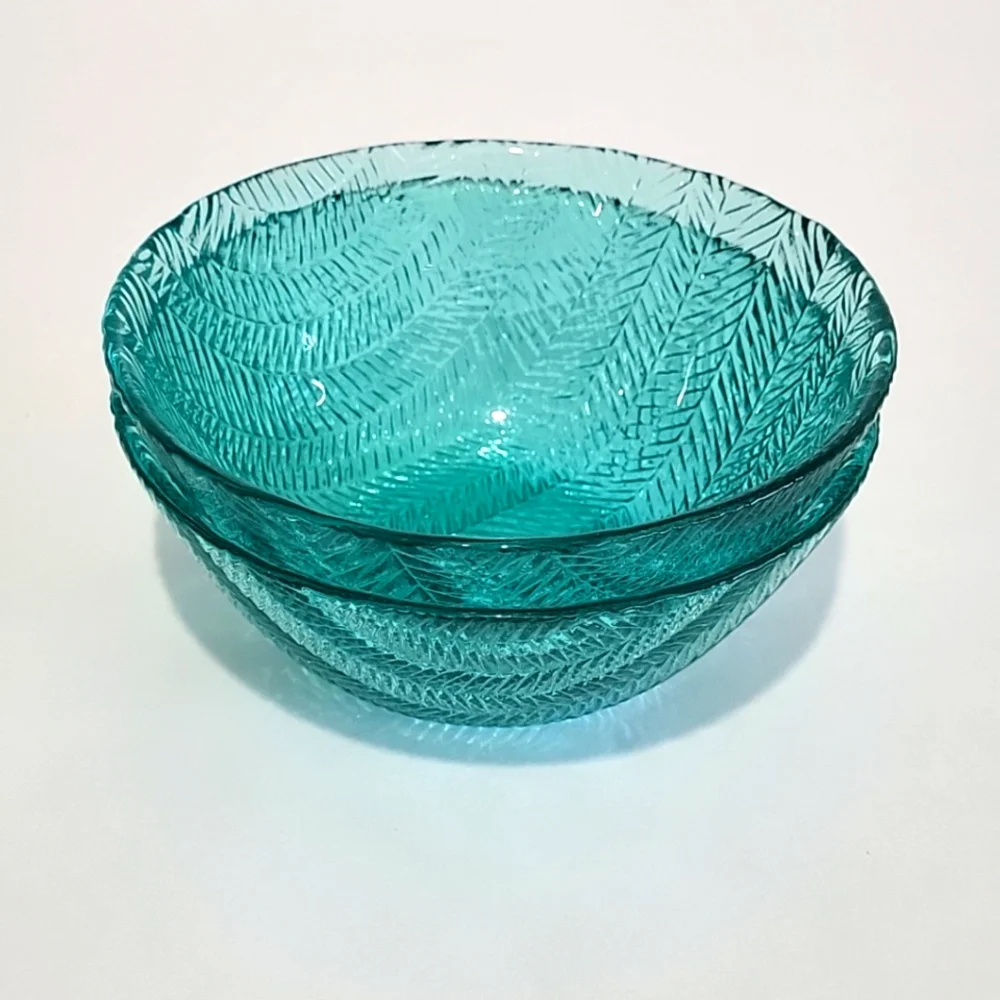Arcoroc vintage teal